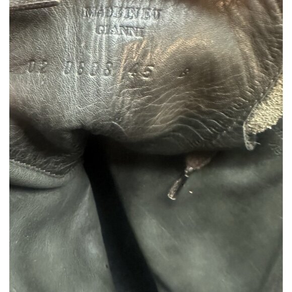 N.D.C. Made by Hand Combat Boot Lace-up Green Brown Suede Boot Men 45B US 12B - Picture 11 of 13